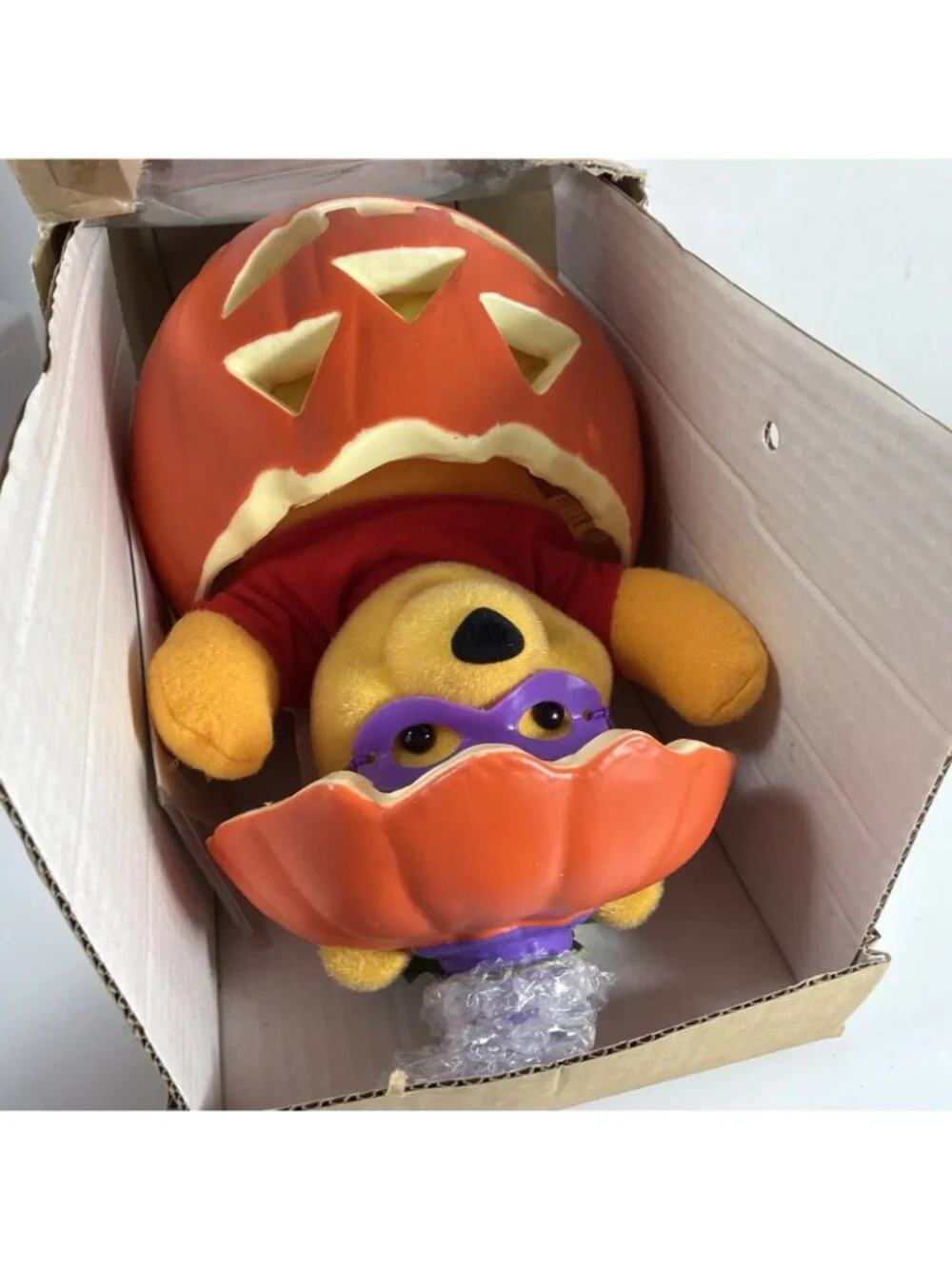 Winnie The Pooh Animated Halloween Display Figure Vintage 90s Disney Decoration